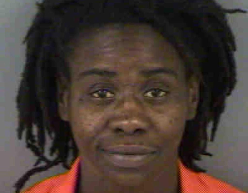 Deborah Ann Burns of Immokalee, Fla., allegedly threw a knife at her boyfriend of six years, Willie Butler, 53, after he broke wind on her head. (Collier County Sheriff's Office)