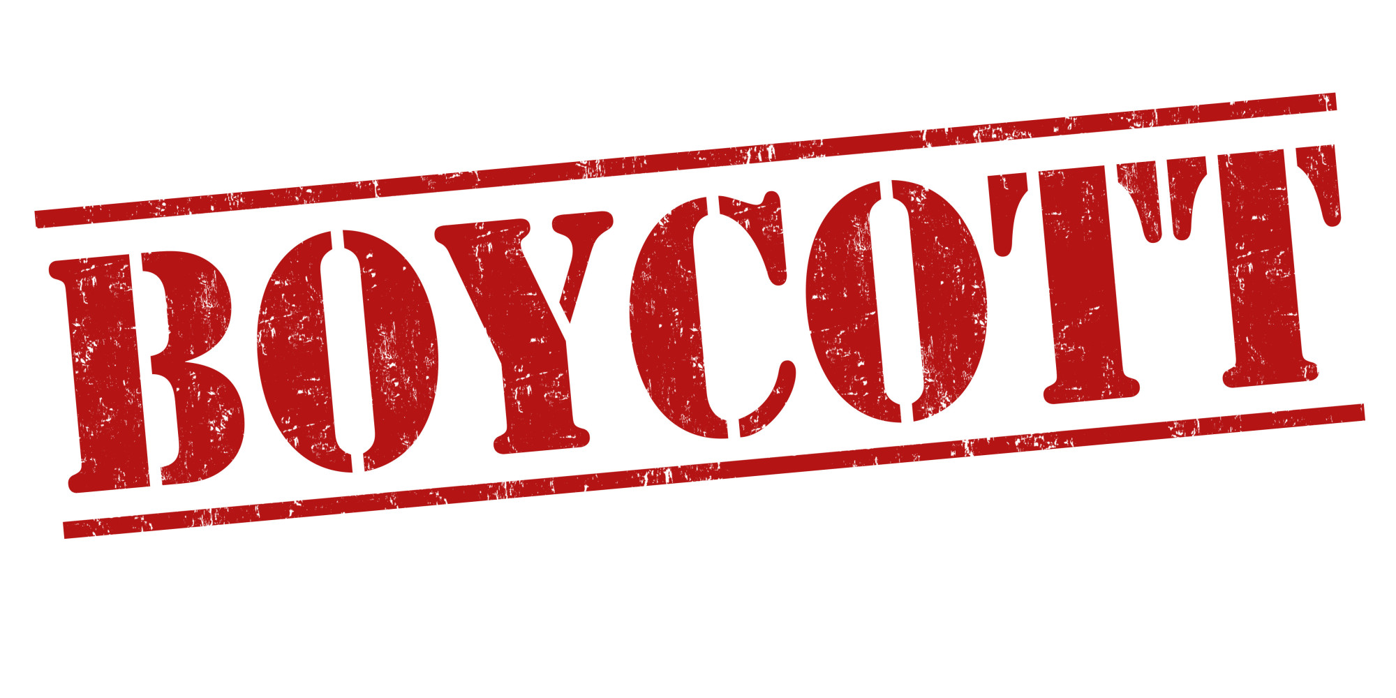 Boycott stamp