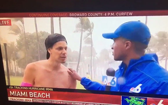 irma idiot tie post miami