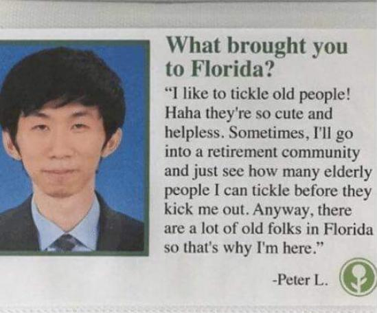 tickle-old-people why come florida