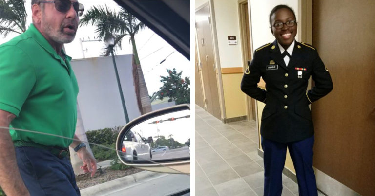racist idiot black servicewoman