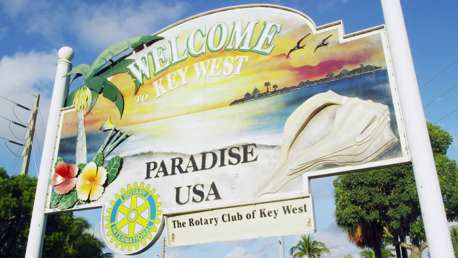 Key West Welcome Sign Mysteriously Vanishes, Replaced With Crappy One.
