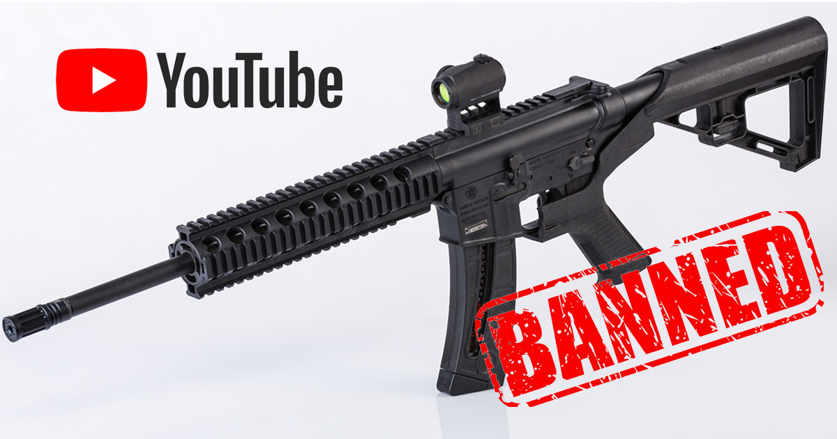 YouTube Bans Certain Videos about Firearms